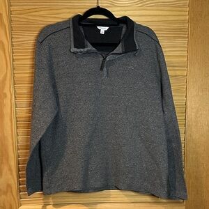 Calvin Klein Charcoal Quarter Zip Pullover
